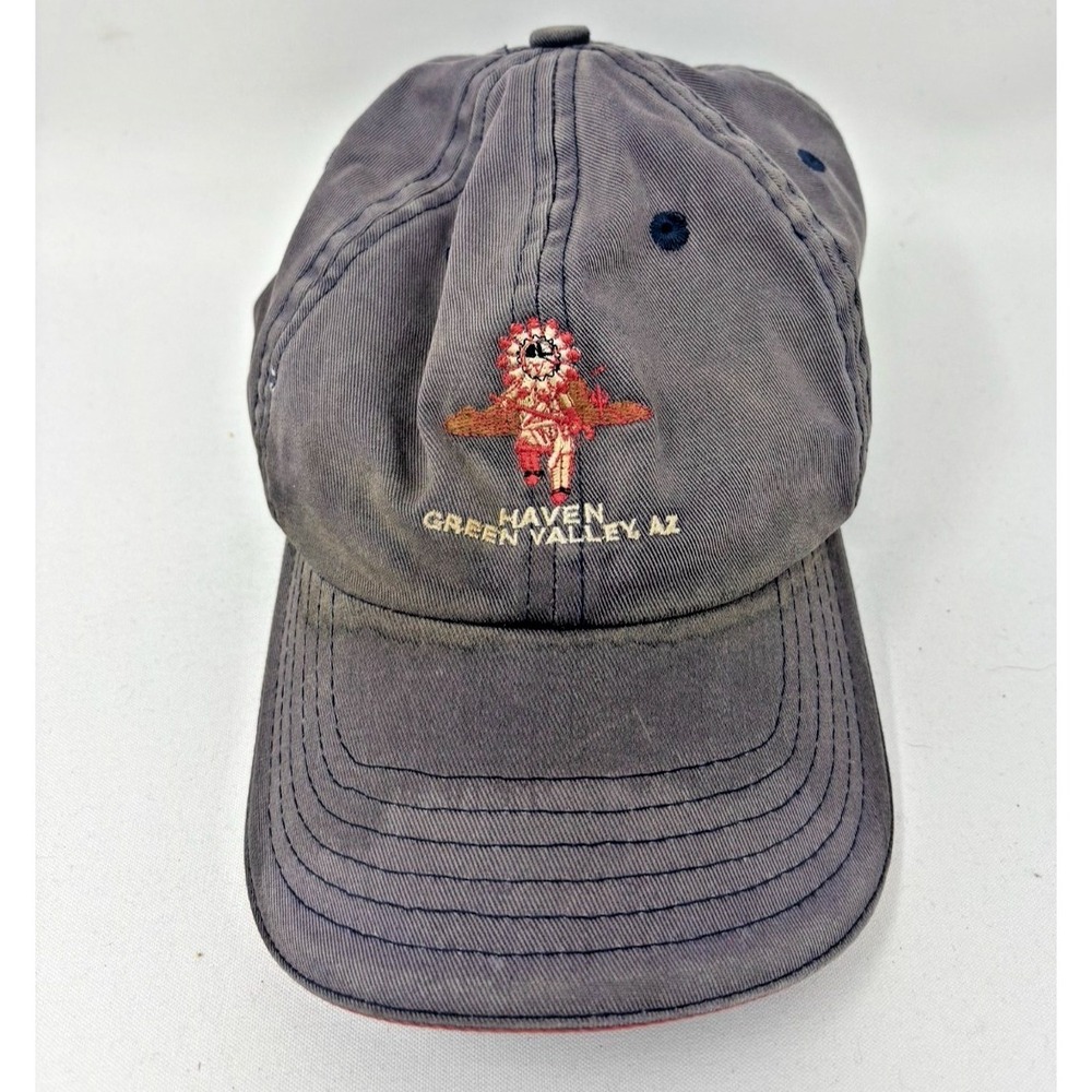 Cali Fame Baseball Cap Men Adjustable Gray Emblem Strapback Haven Green Valley